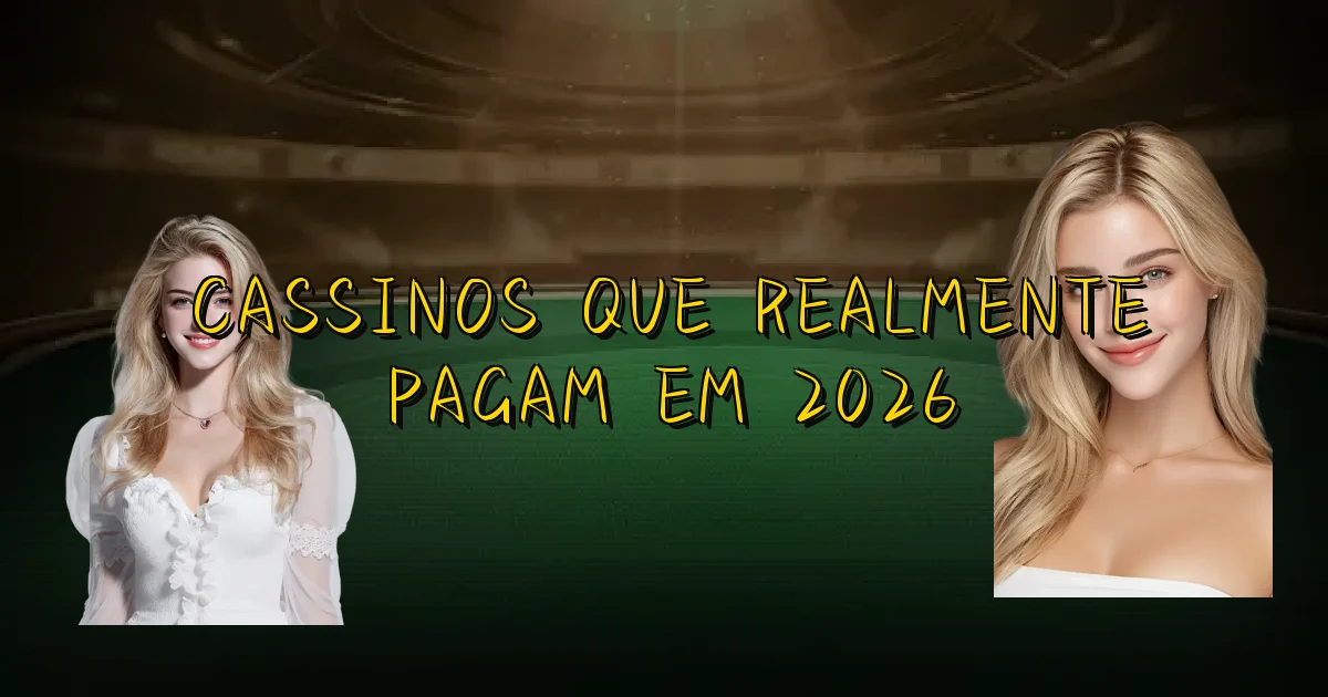 Cassinos Que Realmente Pagam Em 2026 Oficial