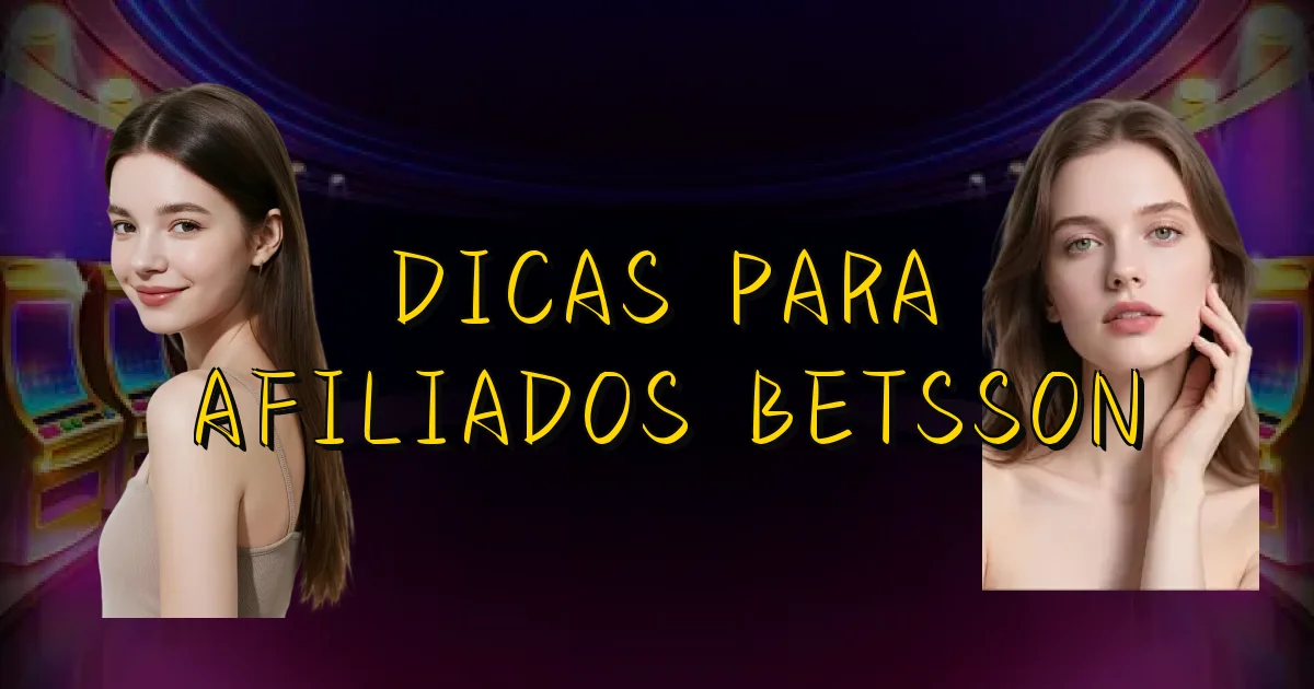 Dicas Para Afiliados Betsson Oficial