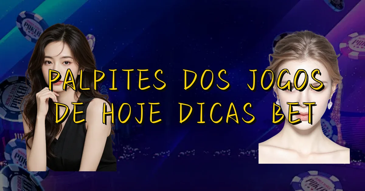 Palpites Dos Jogos De Hoje Dicas Bet Oficial