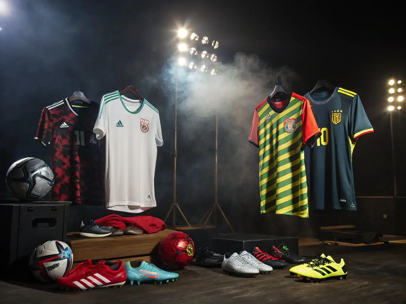 A dynamic image showcasing a variety of sports equipment such as a basketball, soccer ball, and baseball, arranged in a visually appealing manner. In the background, a blurred stadium scene adds depth and excitement, symbolizing the wide range of sports available for betting on H2bet.