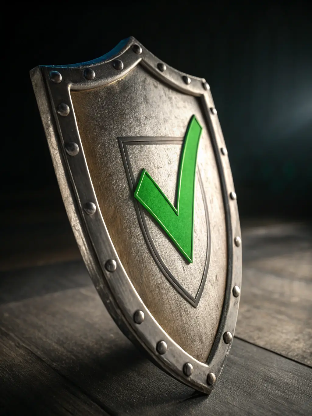 A digital illustration depicting a shield with a checkmark inside, symbolizing security and reliability in online betting with H2bet.